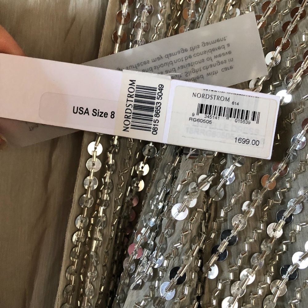 Rachel gilbert lovelle wrap beaded midi dress NO OFFERS CONSIDERED - Picture 12 of 12